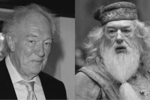 Michael Gambon (foto), conhecido por ser segundo ator a interpretar Albus Dumbledore nos filmes da franquia Harry Potter